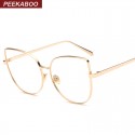 عینک طلایی زنانه