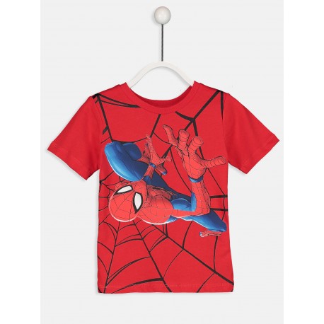 تی شرت استین کوتاه پسرانه مرد عنکبوتی