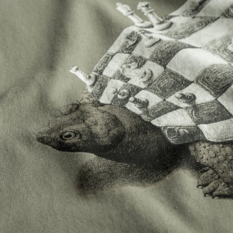 تی شرت مردانه طرح لاکپشت