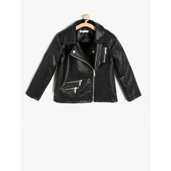 کت چرم دخترانه اسپرت