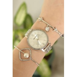 ست ساعت و دستبند زنانه شیک
