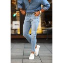شلوار جین آبی مردانه