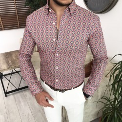 پیراهن طرحدار سبک ایتالیایی مردانه