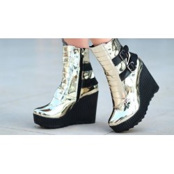 بوت لژدار براق زنانه