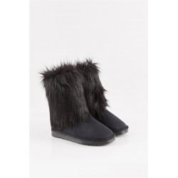 بوت خزدار زنانه