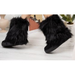 بوت خزدار زنانه