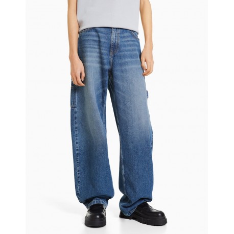 شلوار جین لگ مردانه برشکا