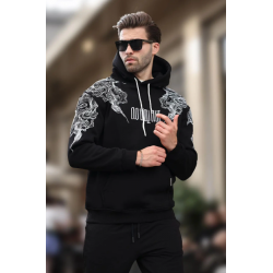 سویشرت مشکی طرحدار