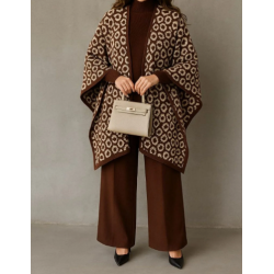 ست پانچ و شلوار بافت زنانه