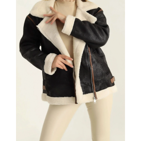 کت چرم زنانه