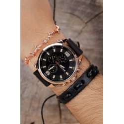ست ساعت و دستبند مردانه