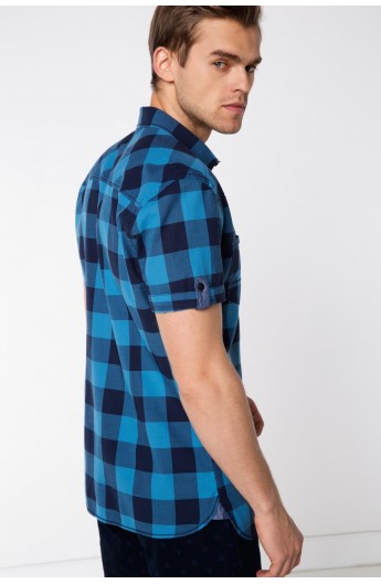 پیراهن چارخانه آستین کوتاه مردانه