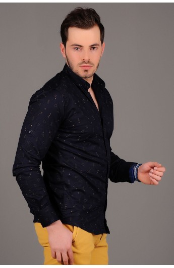 پیراهن طرح دار مردانه