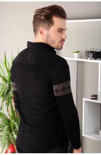 پیراهن طرحدار و تریکوی مردانه