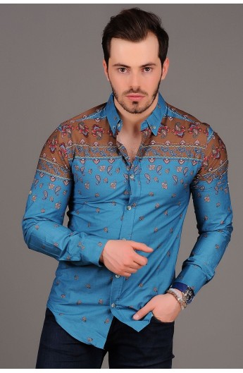 پیراهن طرح ترمه مردانه