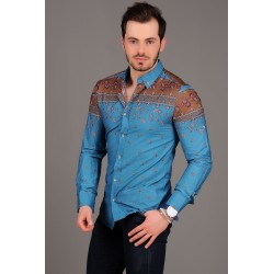 پیراهن طرح ترمه مردانه