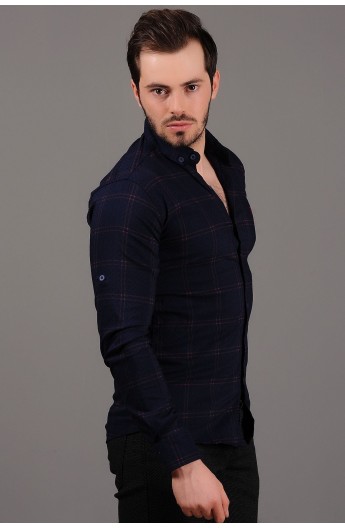 پیراهن چهار خونه مردانه