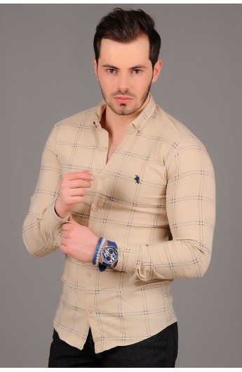 پیراهن چهارخانه مردانه