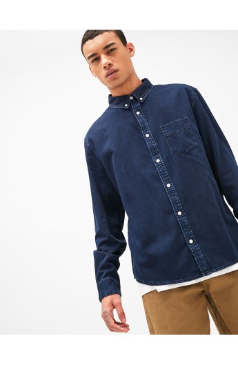 پیراهن جین مردانه جلو دکمه دار