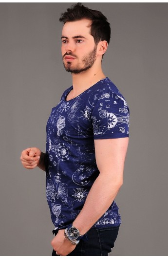 تیشرت طرح دار مردانه