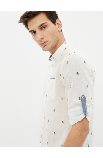 پیراهن طرح دار مردانه