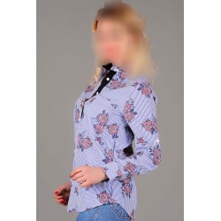 بلوز طرح دار زنانه