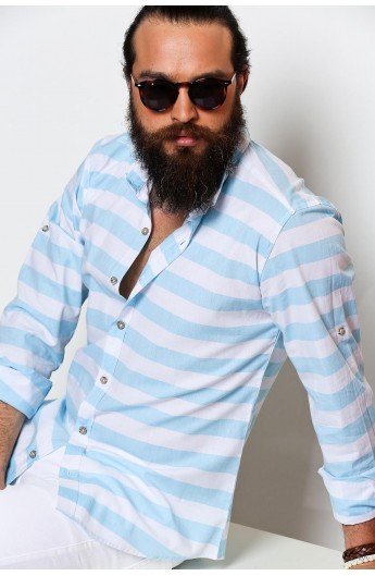 پیراهن راه راه مردانه