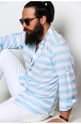 پیراهن راه راه مردانه