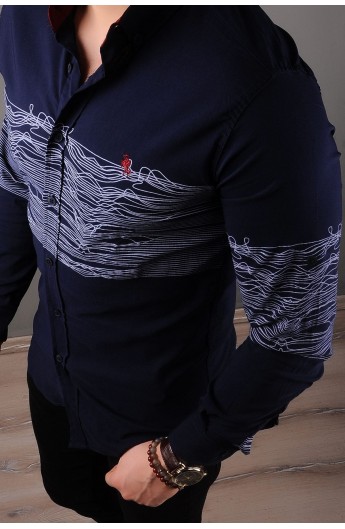 پیراهن طرحدار اسپرت مردانه