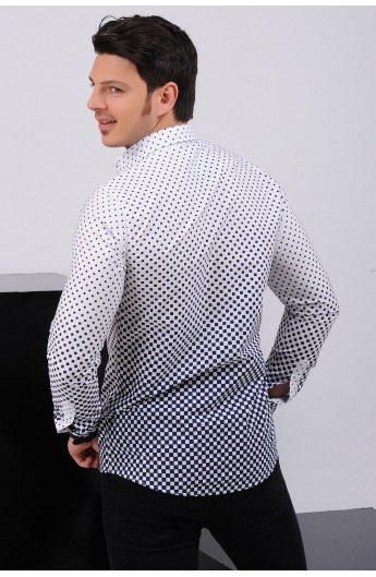 پیراهن طرحدار اسپرت