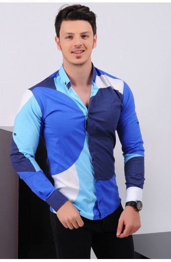 پیراهن مدلدار اسپرت مردانه