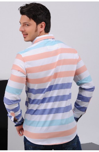 پیراهن راه راه اسپرت مردانه