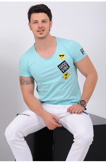 تیشرت طرحدار مردانه