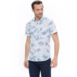 پیراهن طرحدار آستین کوتاه مردانه