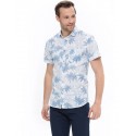 پیراهن طرحدار آستین کوتاه مردانه