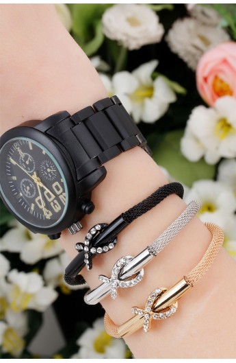 ست دستبند ساعت زنانه