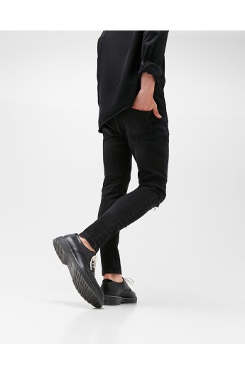 شلوار جین مدل دار مردانه