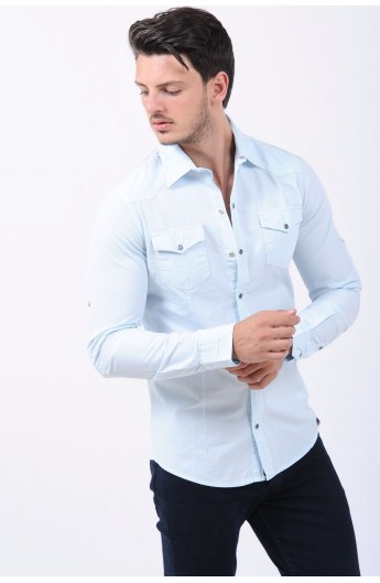 پیراهن آستین بلند مردانه
