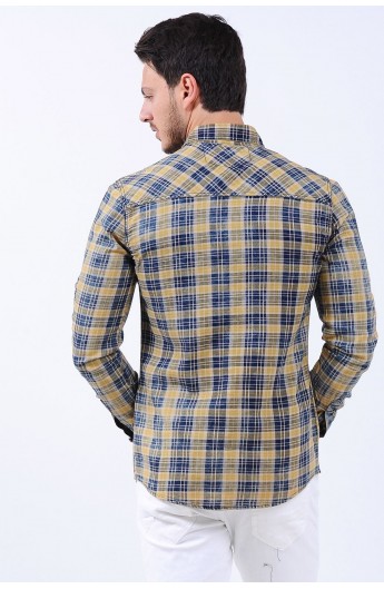 پیراهن چهارخانه مردانه