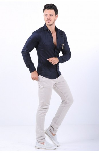 پیراهن جیب دار مردانه
