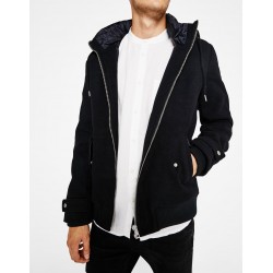 ژاکت کلاه دار مردانه